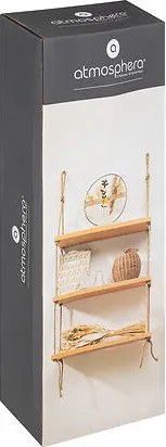 Рафт за стена atmosphera Blaise, Хевея, 105x60 см