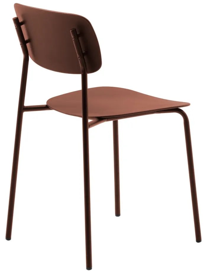 Трапезни столове в комплект от теракотени 2 бр. Kirkland – Unique Furniture