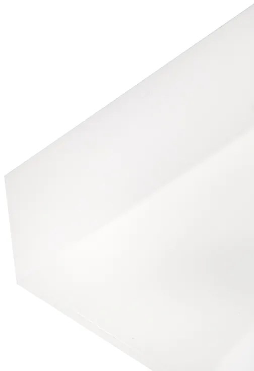 Дизайнерски таванен прожектор бял, въртящ се и накланящ се - Go