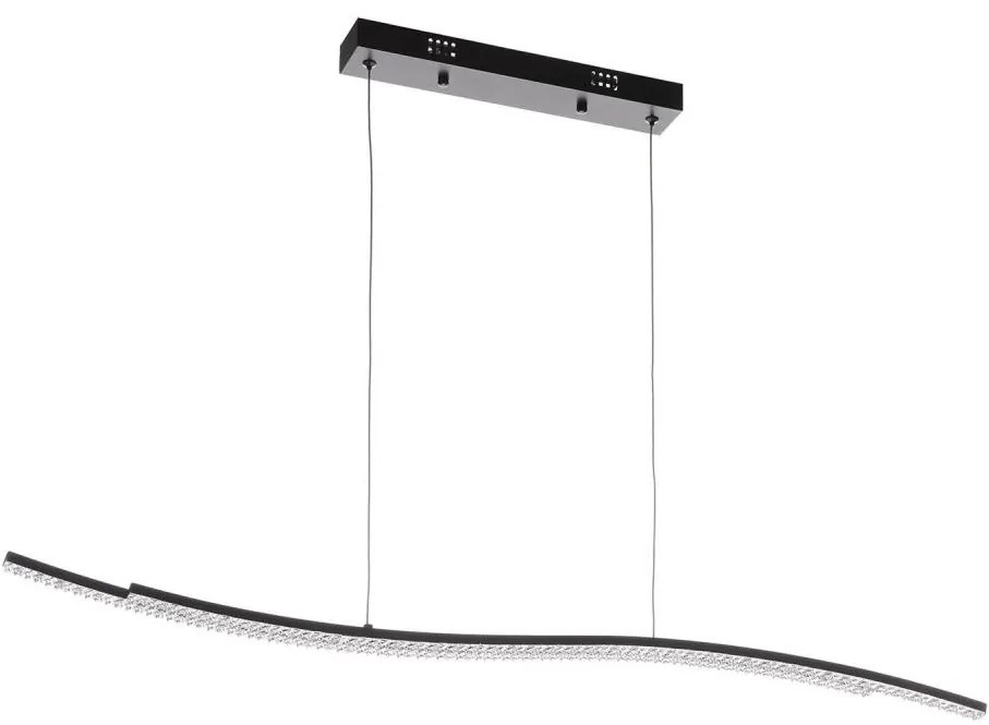 ONLI - LED Пендел ONDA LED/30W/230V 4000K черен