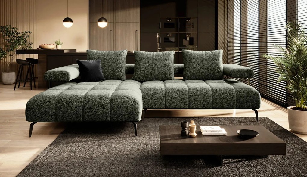 Ъглов диван Magnito-Prasino