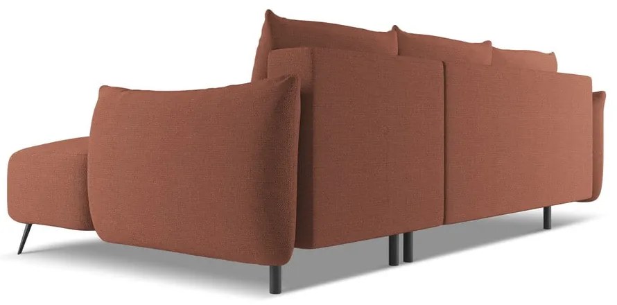 Розов ъглов диван (десен ъгъл) Malie – Makamii