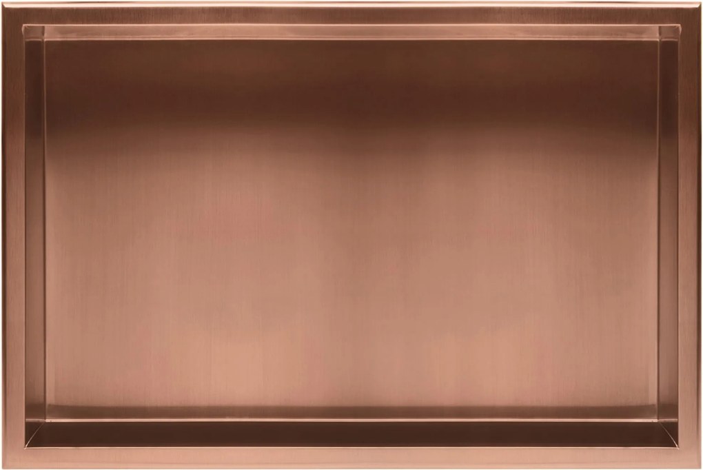 Вграден рафт за баня 30x60 brush copper