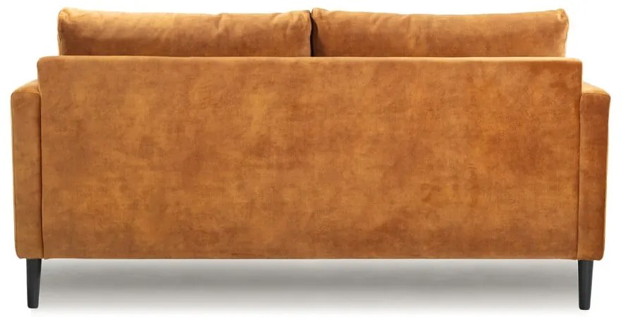 Жълт кадифен диван 153 cm Adagio - Scandic