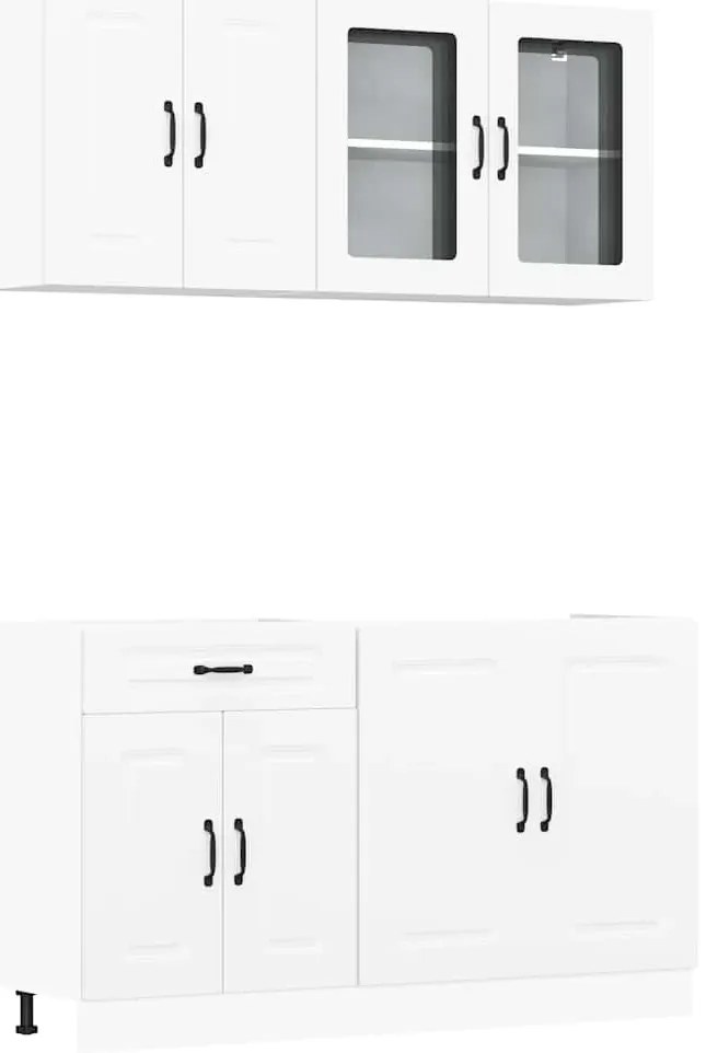 3314851 vidaXL Комплект кухненски шкафове от 4 части Kalmar, инженерно дърво