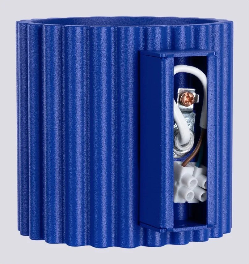 Синя стенна лампа ø 10 cm Zora – Sollux