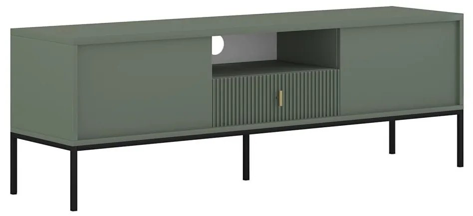 ТВ шкаф SUE зелен/черен