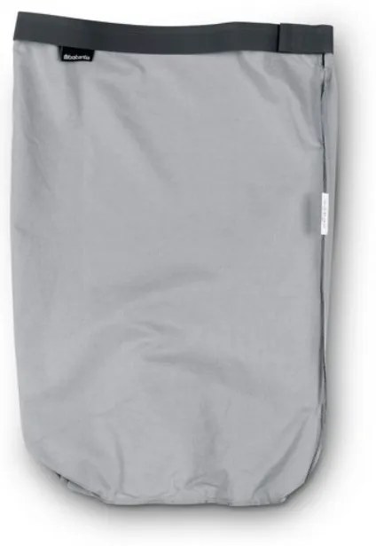 Торба за кош за пране Brabantia 90300186, 30-35 л, Перяща се, Памук, Сив
