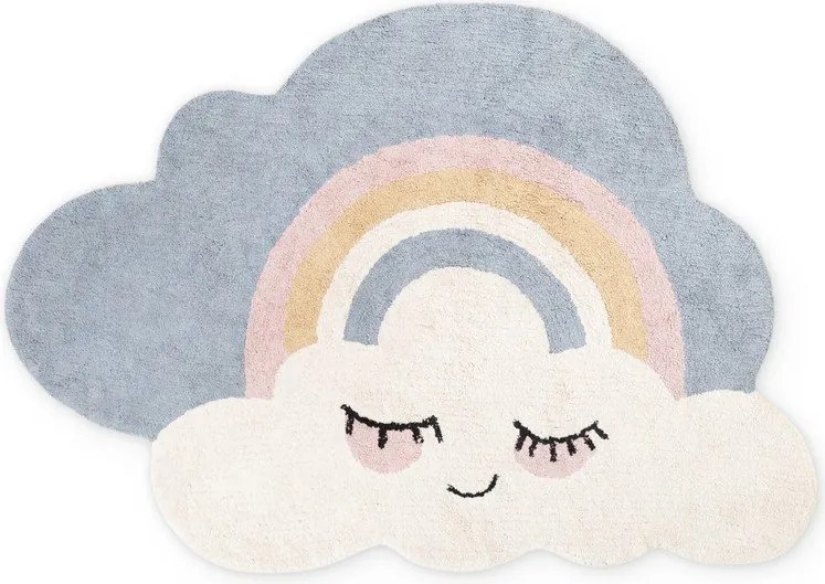 Кремав памучен детски килим подходящ за пране/ръчно изработен 140x200 cm Snuggle Nappi – Hanse Home