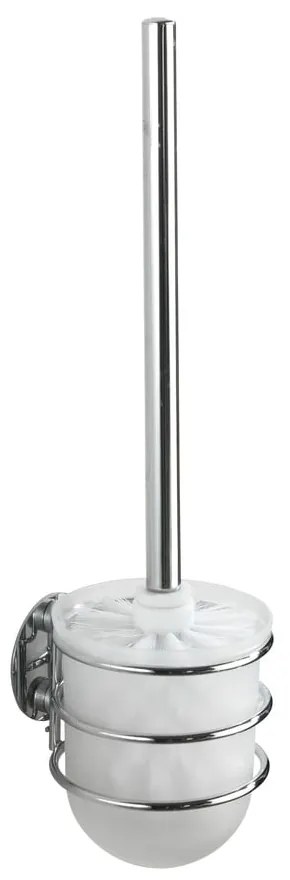 Самоносеща стойка с четка за тоалетна Turbo-Loc, товароносимост до 40 кг - Wenko