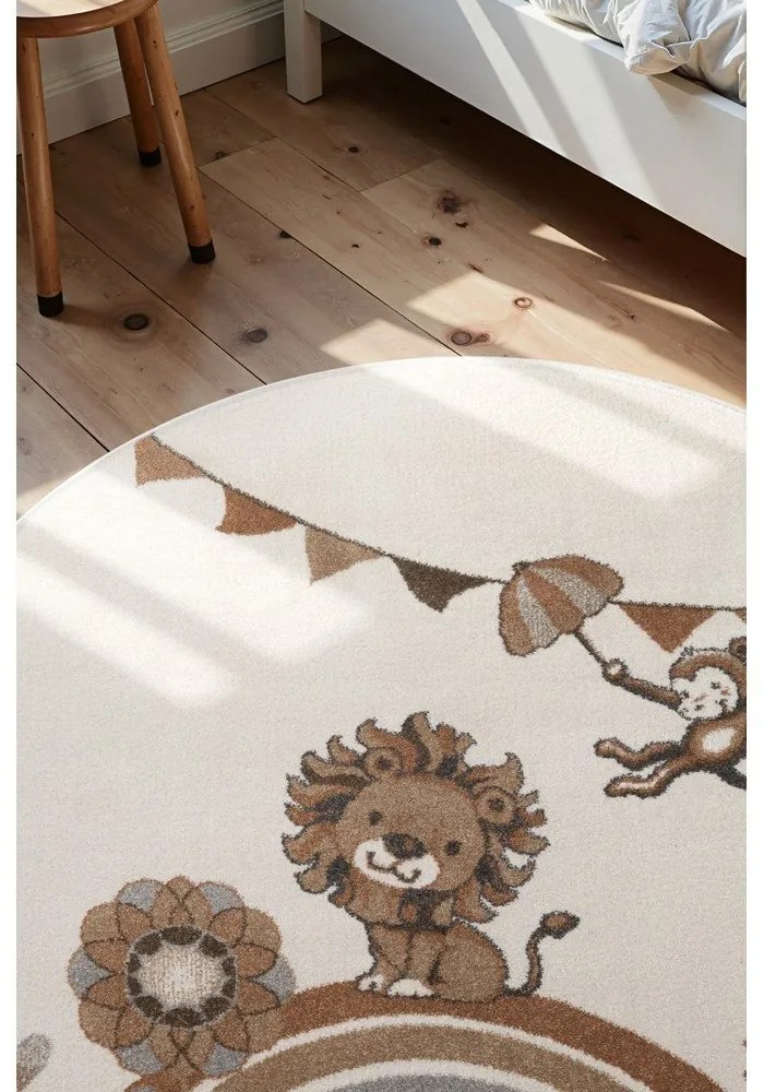 Кремав детски килим ø160 cm Roar like a Lion – Villeroy&amp;Boch