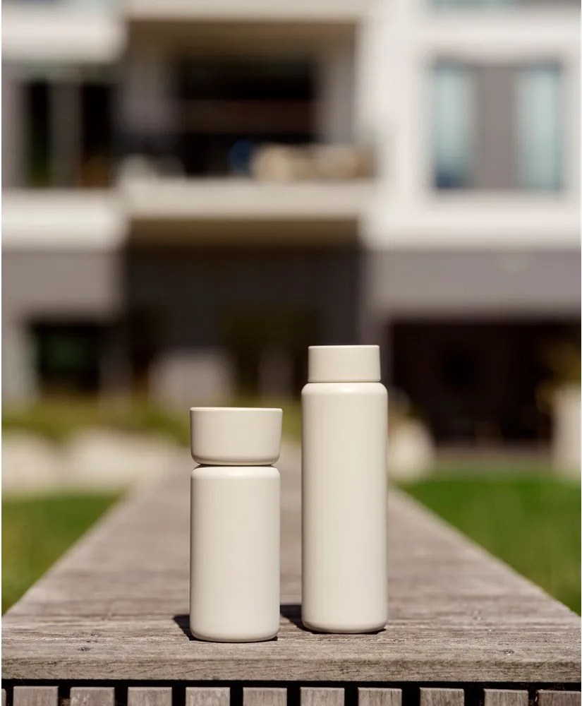 Бежова термочаша от неръждаема стомана 400 ml Singles – Zone