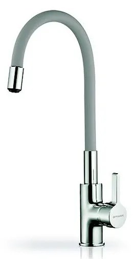 Pyramis 90938001 - Смесител FLESSI с гъвкаво рамо, сив