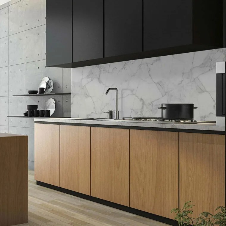 Wall protection White Marble