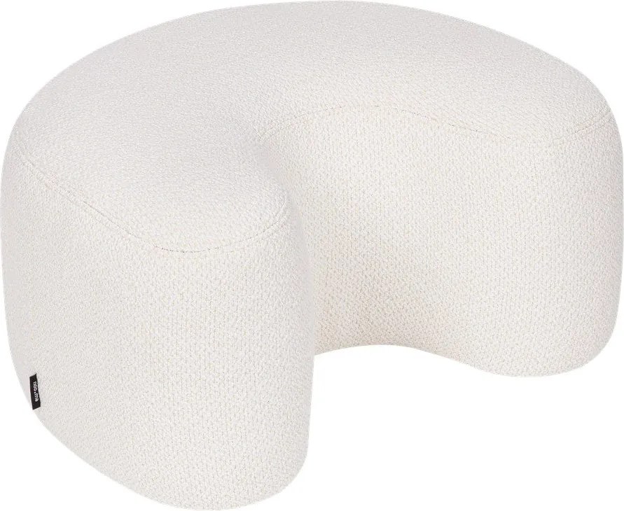 Бежова табуретка от прежда с примки от букле Ü – noo.ma