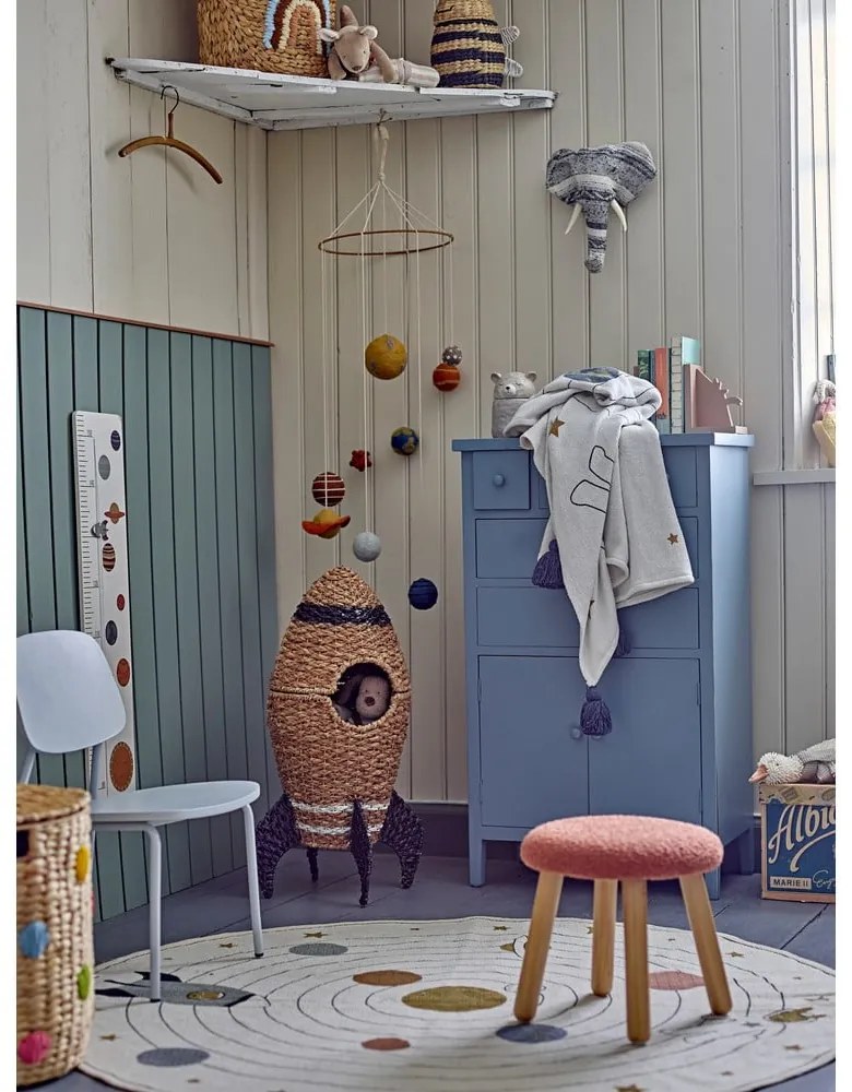 Оранжева детска табуретка Aksel – Bloomingville Mini