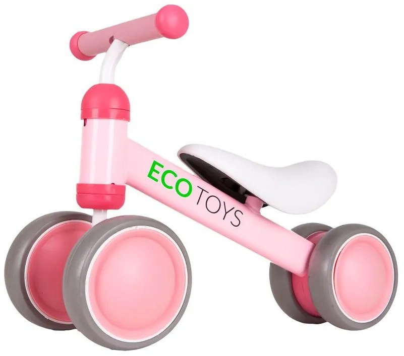 Детски велосипед в розово ECOTOYS