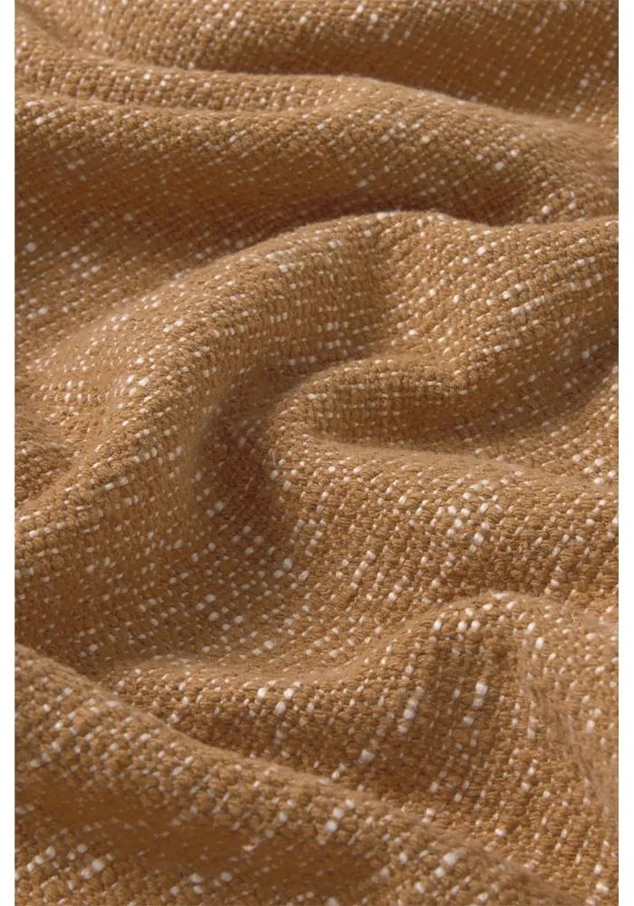 Памучно одеяло в цвят жълта охра 130x180 cm Handloom – Lorena Canals