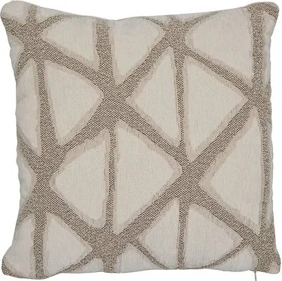 Декоративна възглавница atmosphera Dune, Жакард, Бежов, 40×40 cm
