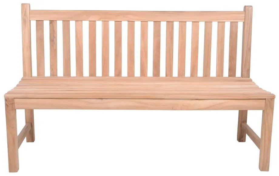 Градинска пейка от масивно дърво в естествен цвят Solo – Garden Pleasure