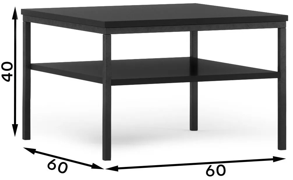 Масичка за кафе Lazzy-Black