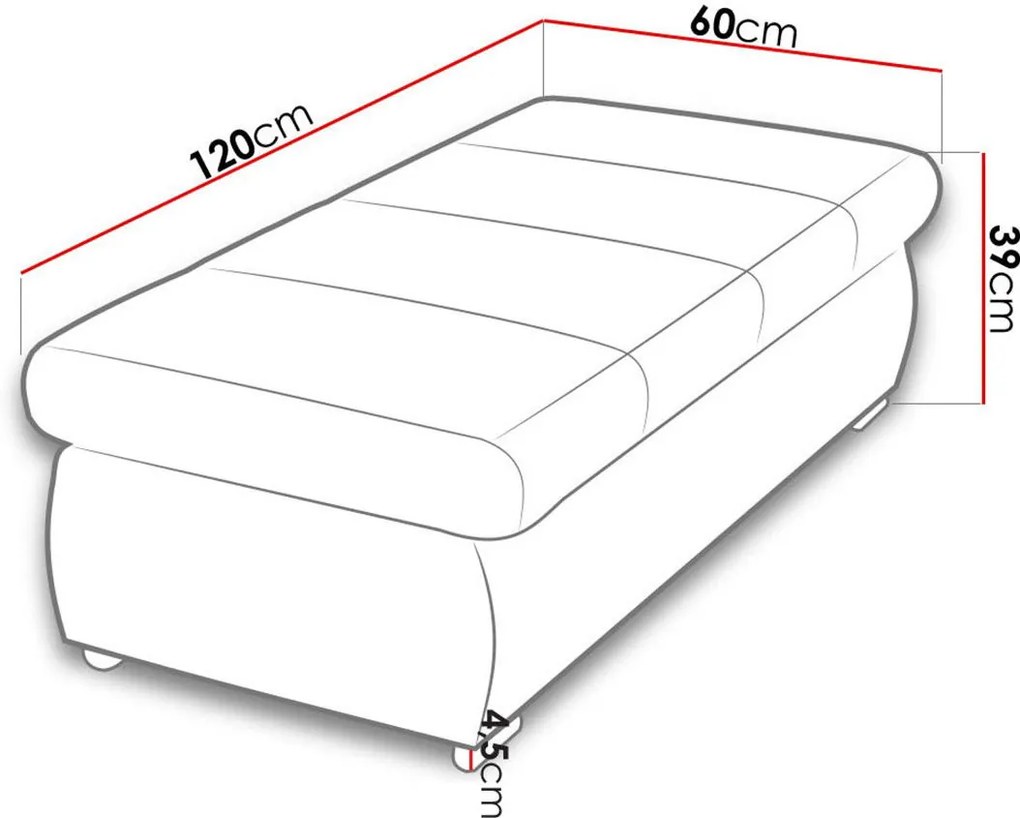 Пуф Orkan plus-Roz