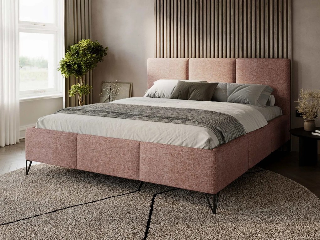 Облегнато легло Loren-Роза-180 x 200