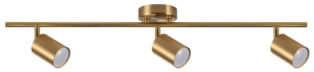 LED RGBW димируемо точково осветително тяло GOLDI 3xGU10/6,5W/230V златисто