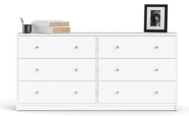 Бял скрин , 143 x 68 cm May - Tvilum