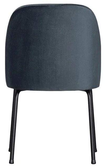 Сини кадифени трапезни столове в комплект 2 бр. Vogue – WOOOD