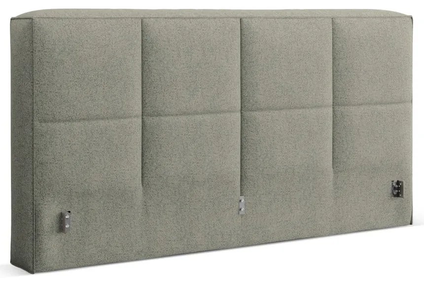 Зелена тапицирана табла за легло 249x100 cm Darren – Micadoni