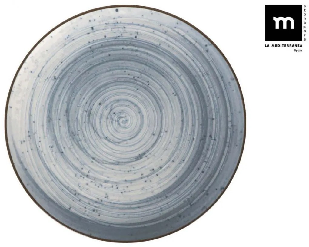 Кръгло плато LA MEDITERRANEA Swirl, 33 cm, порцелан