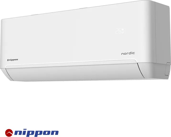 Инверторен климатик Nippon NPC 18 T-PRO NORDIC, 18000 BTU, 35 м2, A+++/A++, R-32, Бял
