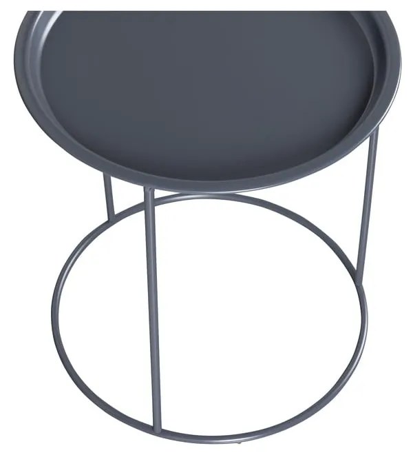 Светлосива масичка за кафе, ø 40 cm Ivar - WOOOD