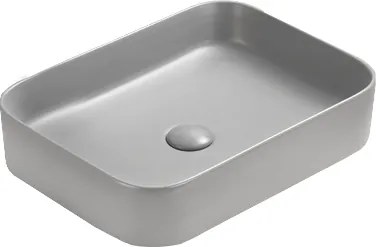Mexen Vena мивка за плот 50 x 37 см, светло сив мат - 22195061