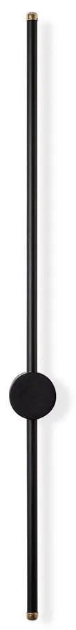 Черна LED стенна лампа ø 7 cm Sword – Opviq lights