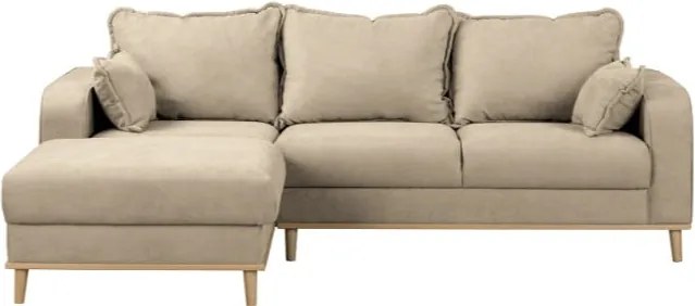 Бежов ъглов диван (ляв ъгъл) Beata - Ropez