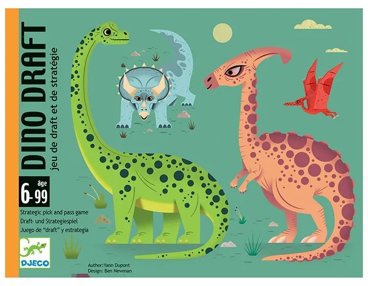 Djeco - Игра с карти Dino draft DJ05093