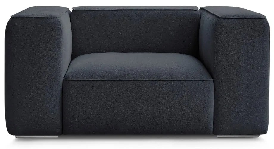 Тъмносиньо кресло Zephyr – Bobochic Paris