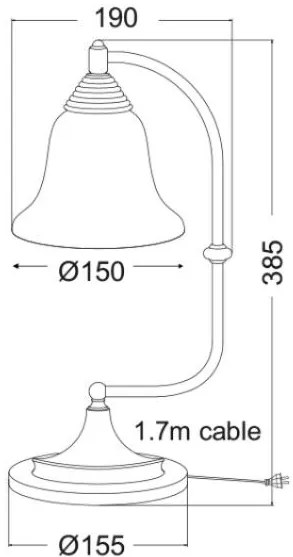 Лампа за четене Moby
