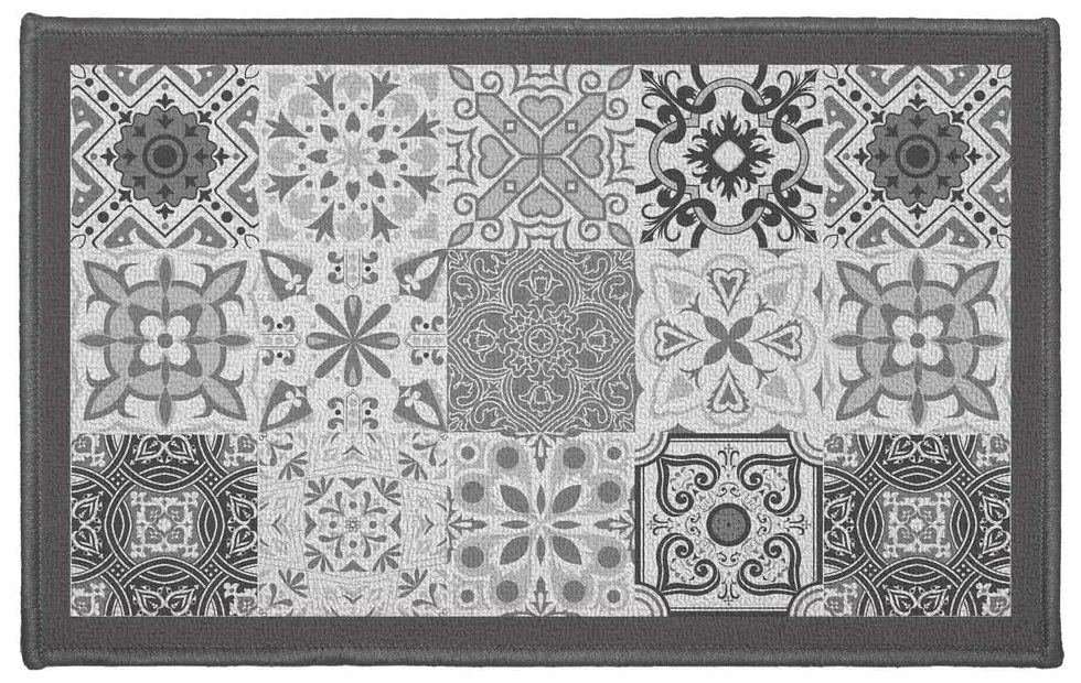 Сив килим подходящ за пране 50x80 cm Persane – douceur d'intérieur