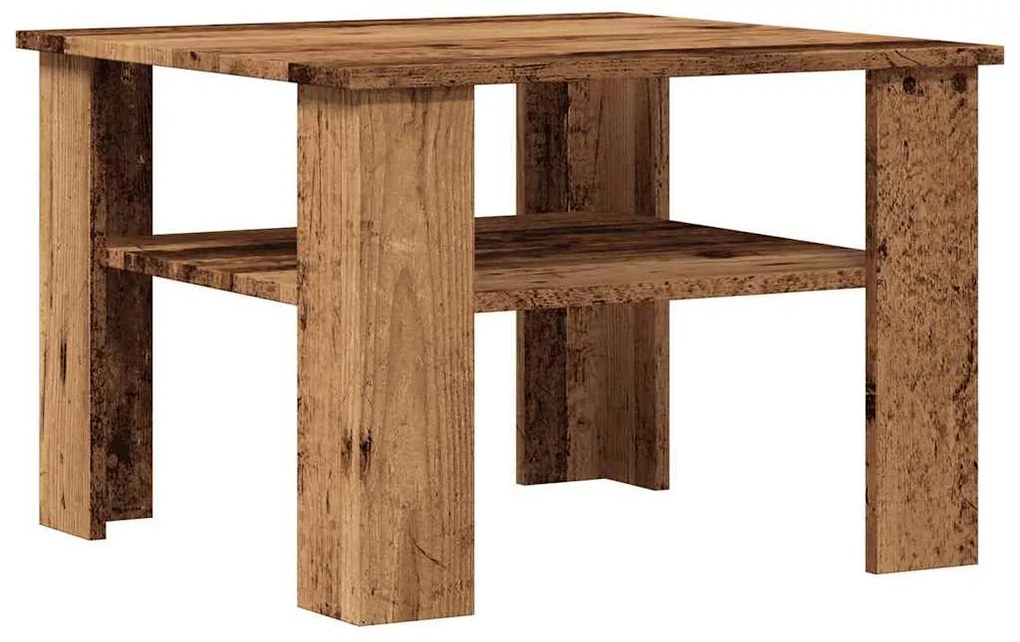 855794 vidaXL Масичка за кафе от старо дърво 60x60x42 cm Инженерна дървесина