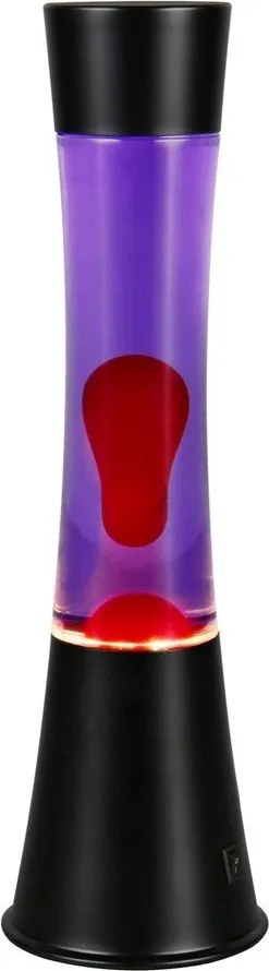 Черна LED лава лампа (височина 39,5 cm) Etna – Reality