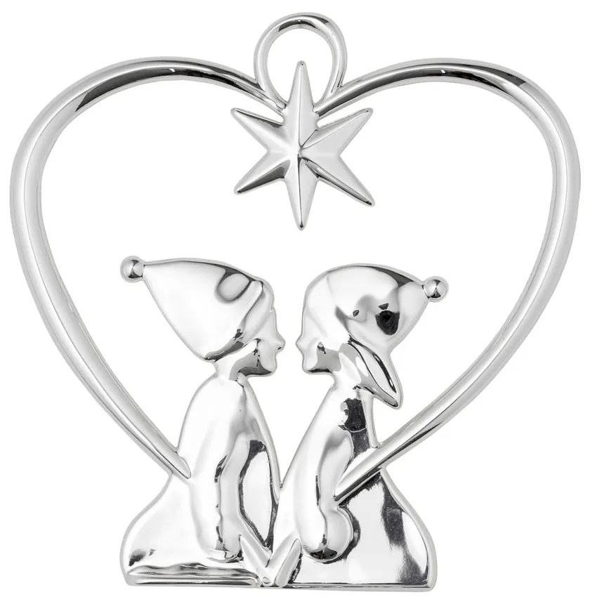 Висяща коледна украса в сребристо - Kähler Design