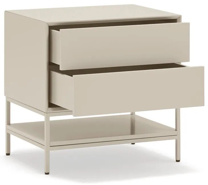Кремаво нощно шкафче Platt – Teulat