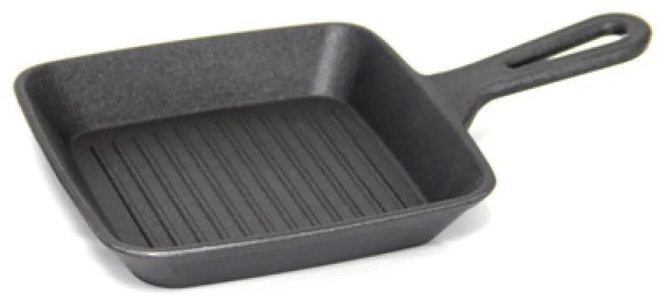 Horecano - Алуминиев тиган за сервиране квадратен 15,7x15,7xh2,6см VINTAGE-(SG-94811)