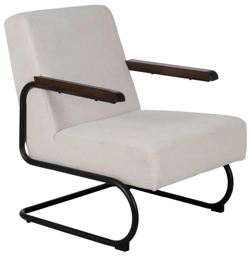 Бежово шенилово кресло Industra – Ixia