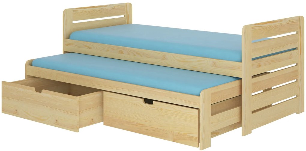 Бебешко Детско легло Mirko-180 x 80-With protector-Drus anoixto