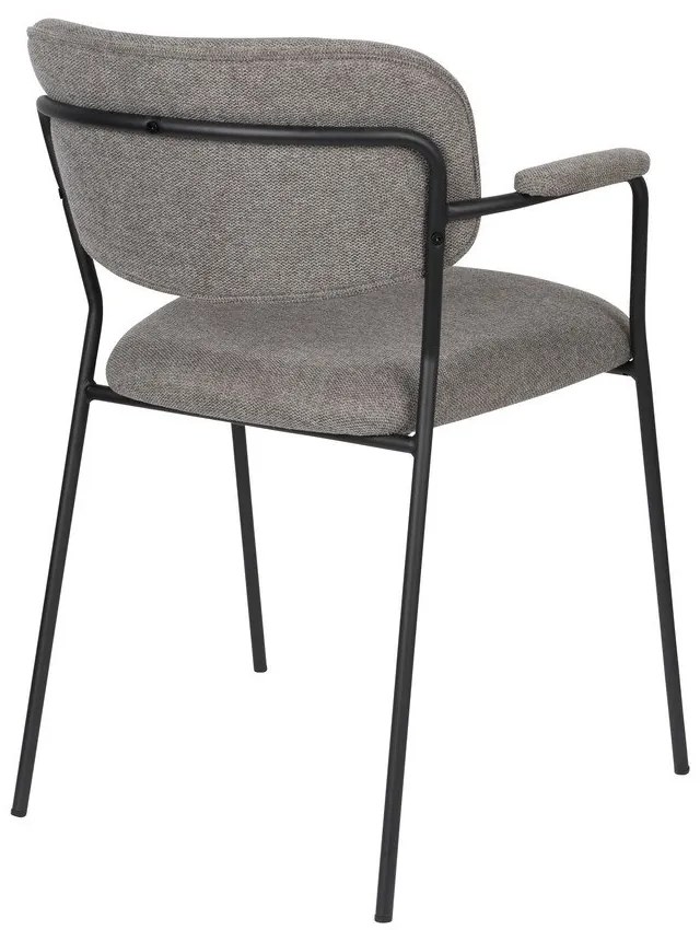 Светлосиви трапезни столове в комплект от 2 Jolien - White Label