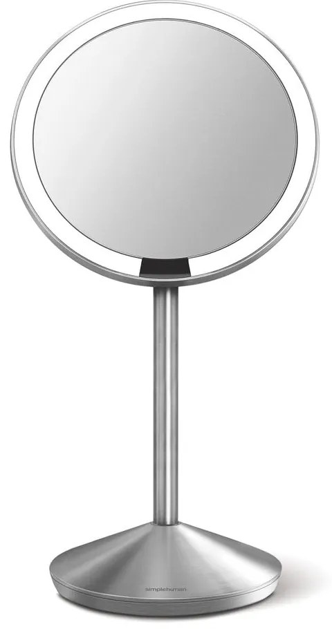 Козметично огледало със светлина/увеличително (10x) ø 12 cm Travel – simplehuman